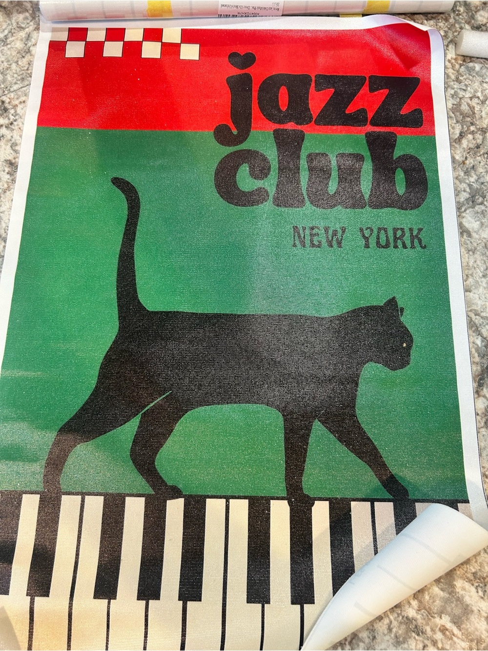 Jazz Club Canvas Poster